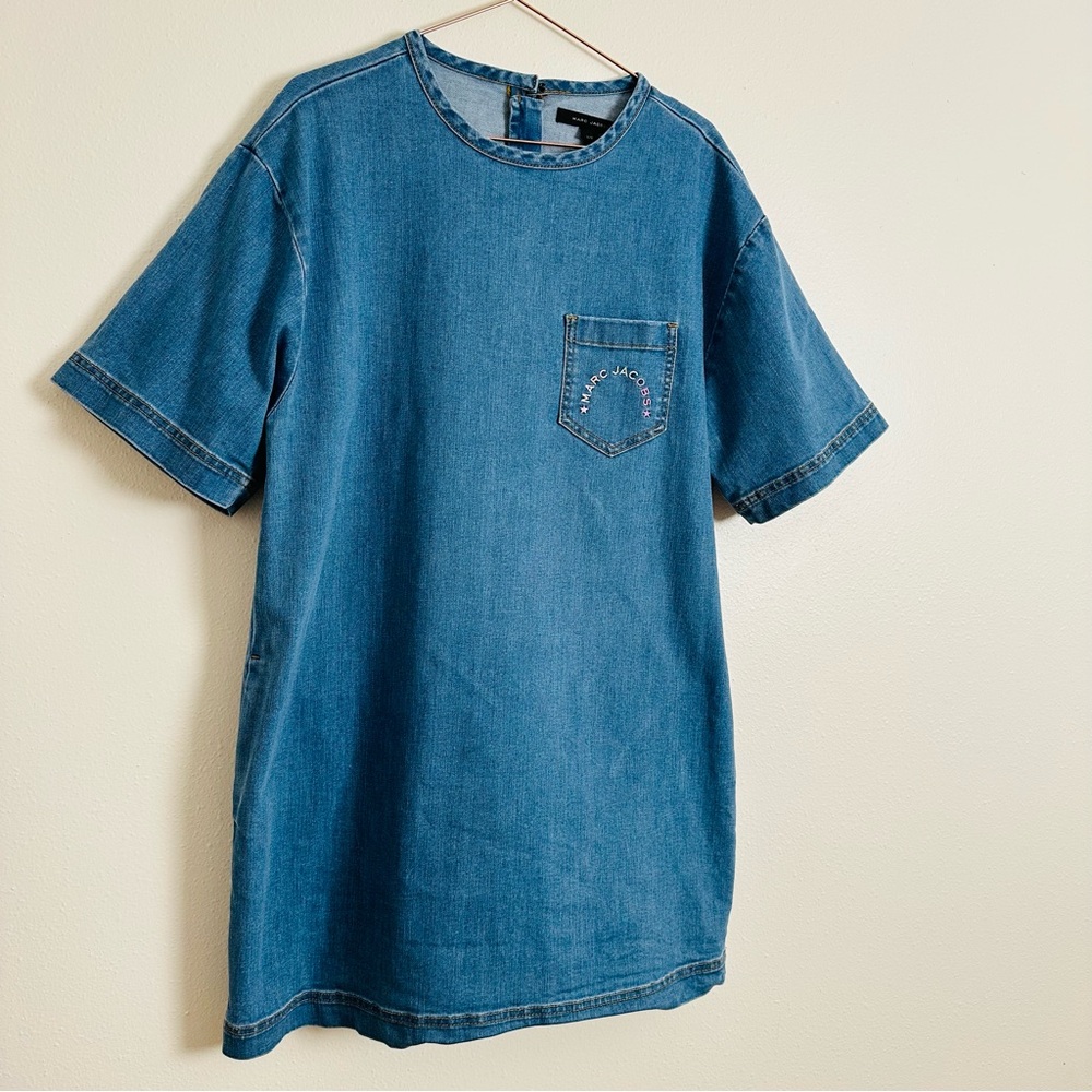 Marc Jacobs Blue Denim Mini Dress - Picture 6 of 10